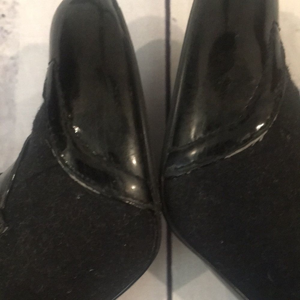 Circa Joan & David Luxe Patent Leather & Suede Lace-up Heels - 8.5 - Picture 7 of 9